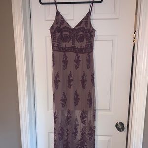 Maxi Length Lace Dress